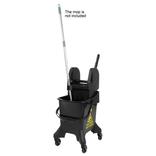 Jantex 20Ltr Tall Mop Bucket and Wringer – Yellow Print