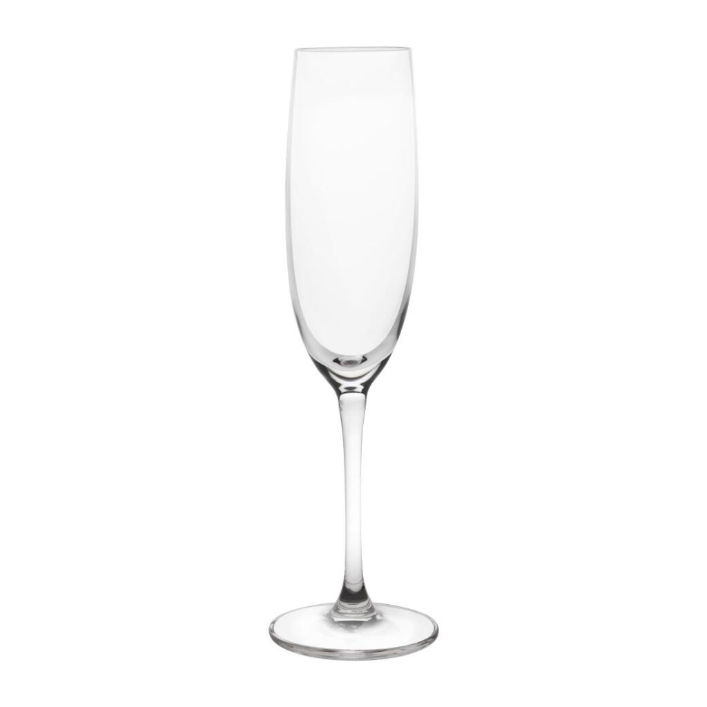 Olympia Novello Crystal Champagne Flutes 180ml (6 pack)