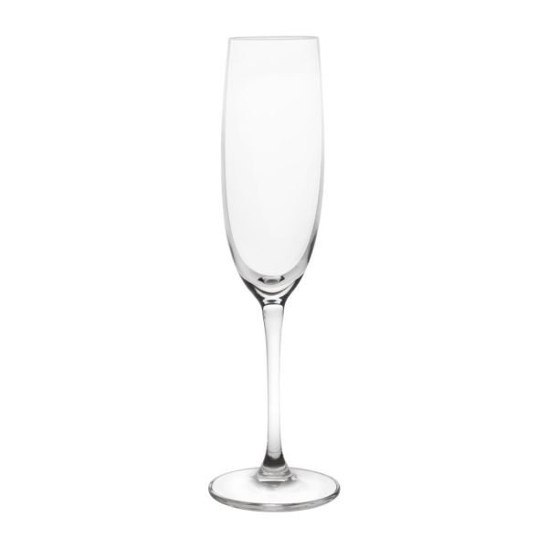 Olympia Novello Crystal Champagne Flutes 180ml (6 pack)