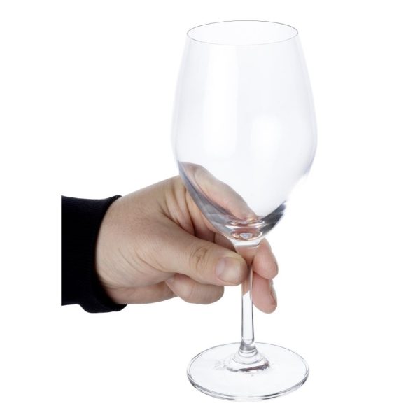 Olympia Cantina White Wine Glasses Crystal 375ml/12.68oz (Pack of 6)