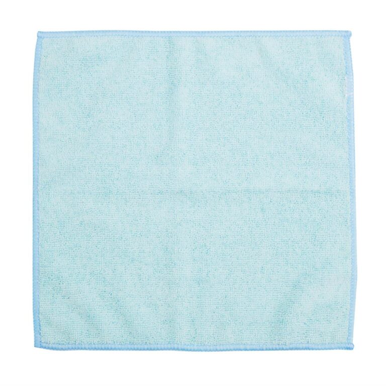 Jantex Microfibre Cloths Blue 400x400mm (Pack 5)