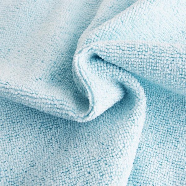 Jantex Microfibre Cloths Blue 400x400mm (Pack 5)
