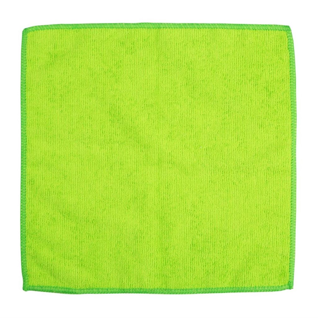 Jantex Microfibre Cloths Green (5 Pack)