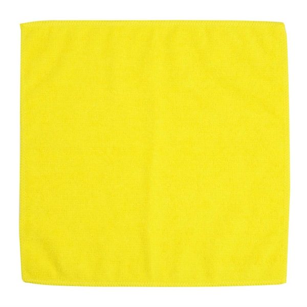 Jantex Microfibre Cloths Yellow (5 pack)