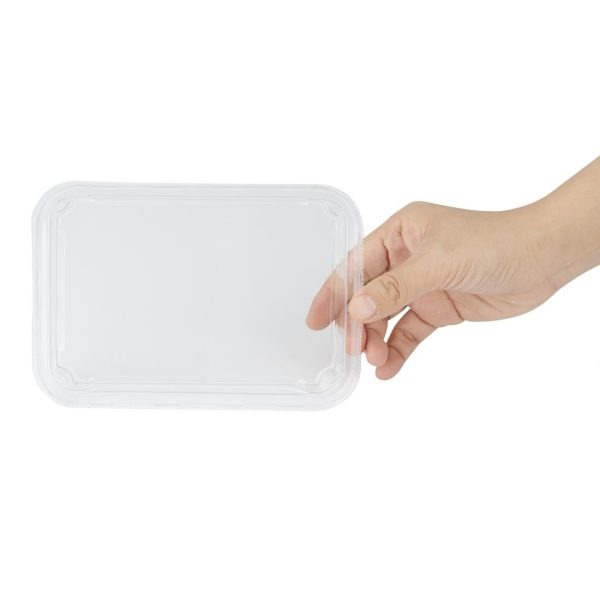 Fiesta Recyclable PET Lids for No. 3 Sushi Trays (Pack of 300)