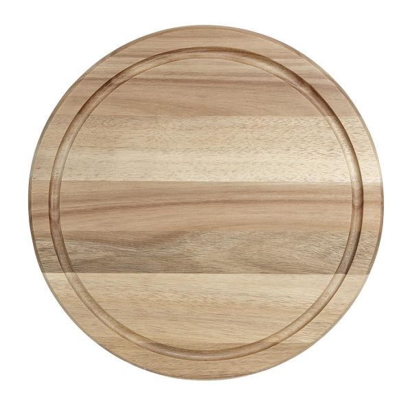 Olympia Round Acacia Wood Board for 280mm Dome
