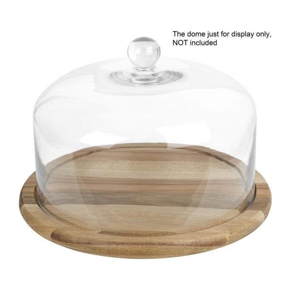 Olympia Round Acacia Wood Board for 280mm Dome
