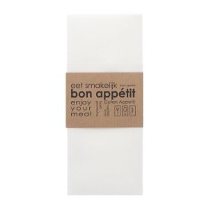 Europochette Kangaroo Fold Airlaid Napkins with Paper Sleeve (50 pack)
