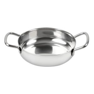 Olympia Table Presentation Double Handle Dish Stainless Steel 125mm