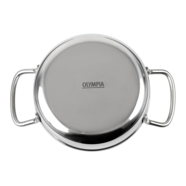 Olympia Table Presentation Double Handle Dish Stainless Steel 125mm