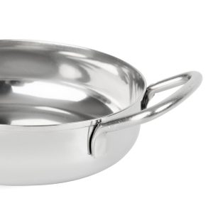 Olympia Table Presentation Double Handle Dish Stainless Steel 125mm