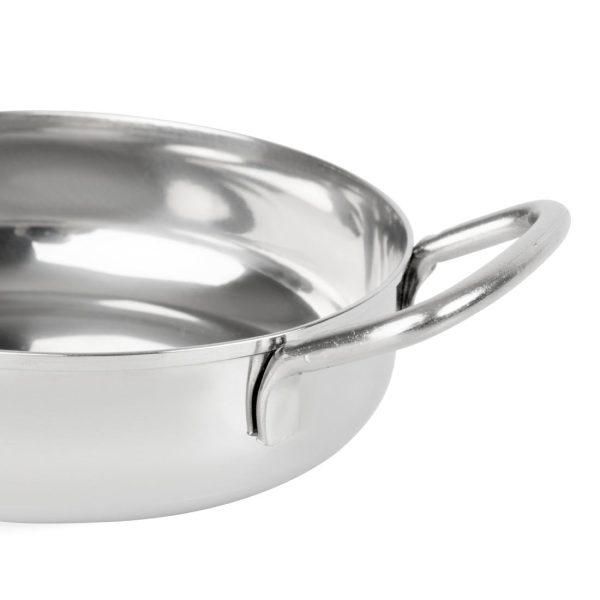 Olympia Table Presentation Double Handle Dish Stainless Steel 125mm