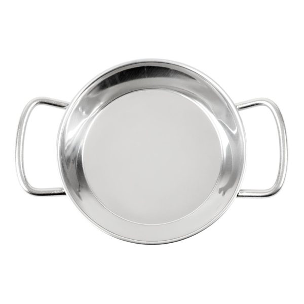 Olympia Table Presentation Mini Paella Pan Stainless Steel 150mm