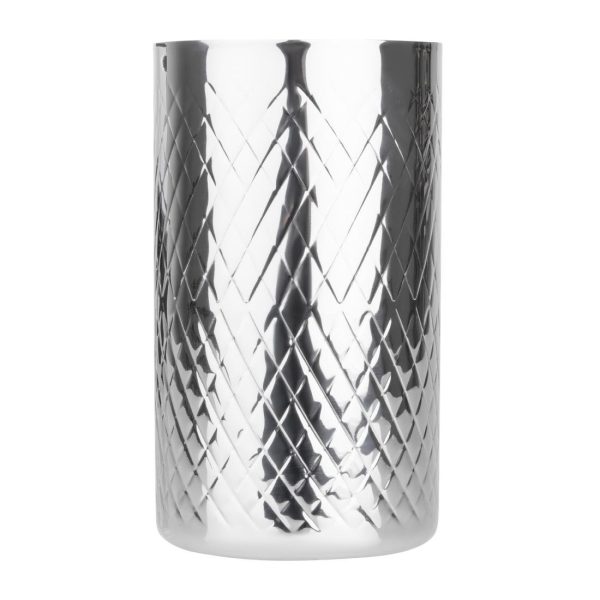 Olympia Geo Double Wall Wine Cooler Stainless Steel