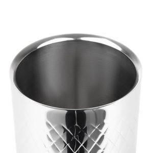 Olympia Geo Double Wall Wine Cooler Stainless Steel