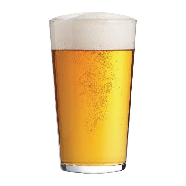 Olympia Conical Half Pint Glasses UKCA-CE 285ml/10oz (Pack of 24)