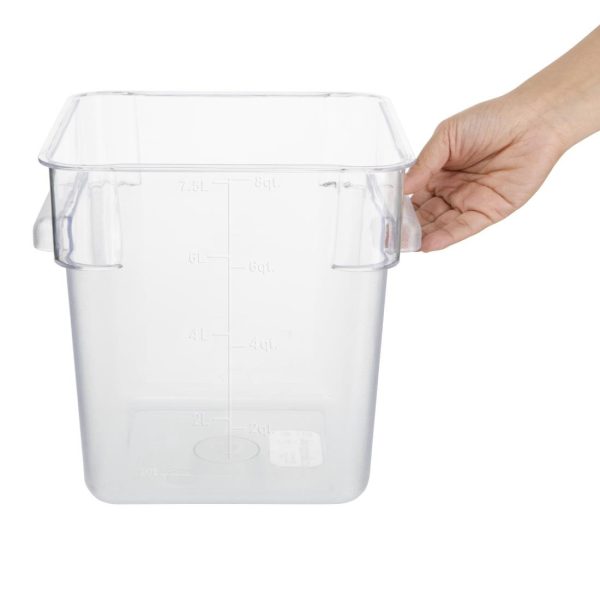 Hygiplas Polycarbonate Square Storage Container 7Ltr