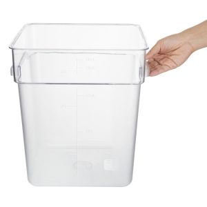 Hygiplas Polycarbonate Square Storage Container 15Ltr