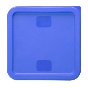 Hygiplas Square Food Storage Container Lid Blue Medium