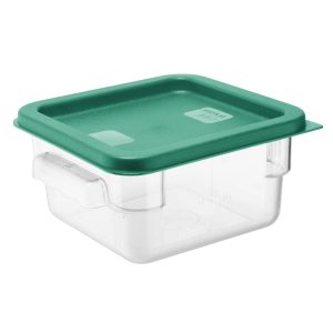 Hygiplas Square Food Storage Container Lid Green Small