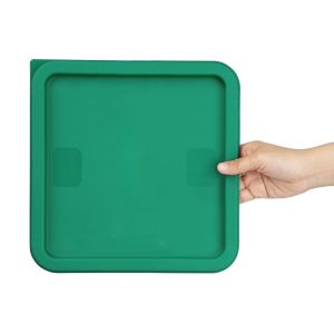 Hygiplas Square Food Storage Container Lid Green Large
