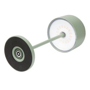 Olympia Siena Table Lamp Round Dome Sage 200mm