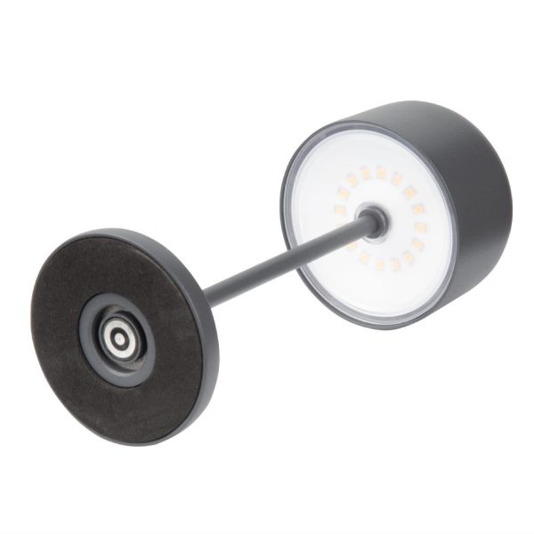 Olympia Siena Table Lamp Round Dome Grey 200mm