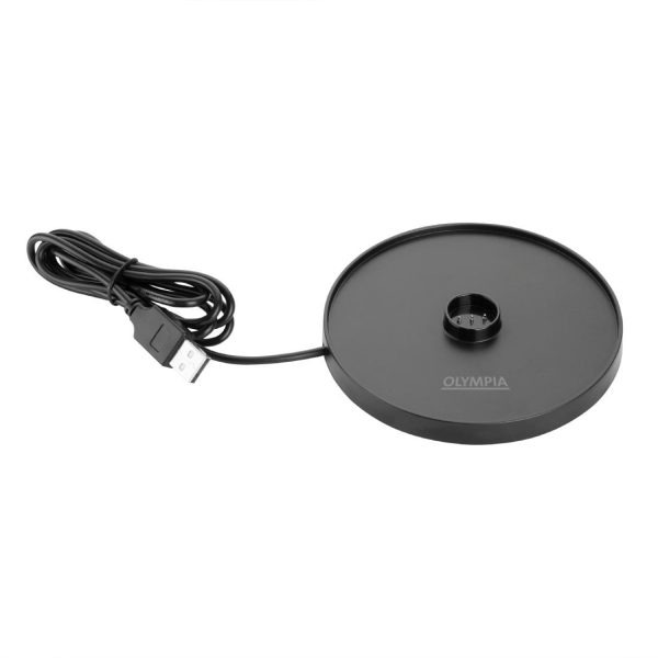 Olympia Siena Table Lamp Round Dome Sage 300mm