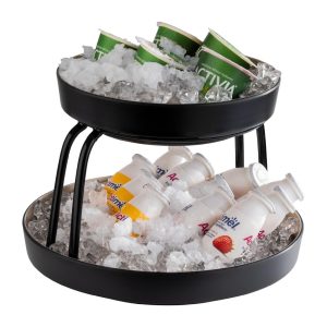 APS Frida Bowls with Drip Tray Insert 330mm (2 Pack)