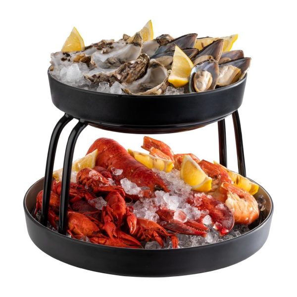 APS Frida Bowls with Drip Tray Insert 330mm (2 Pack)