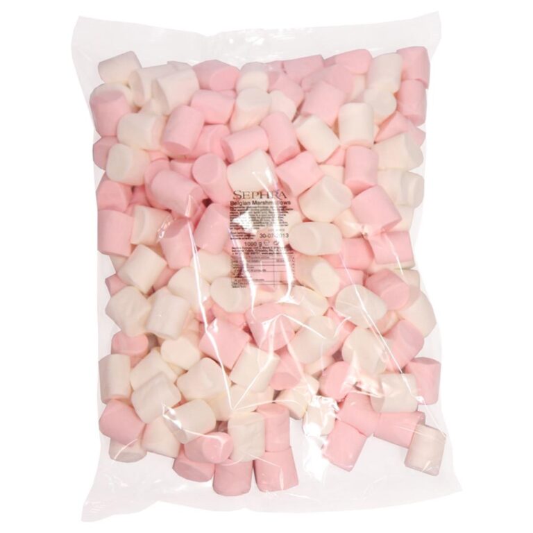 Sephra Pink & White Halal Marshmallows – 1kg