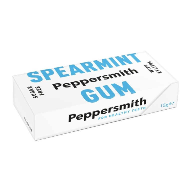 Peppersmith Gum – Spearmint 15g (Pack of 12)