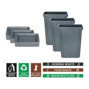 Jantex Simpler Recycling Slim Bin Bundle