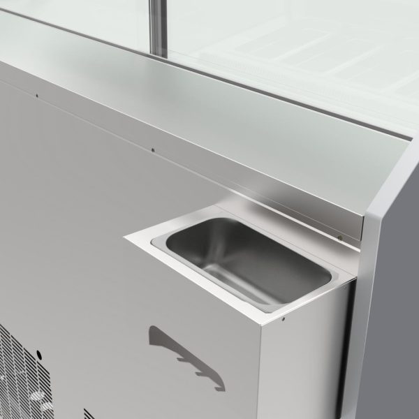 Polar U-Series 6 Pan Ice Cream Serve Over Cabinet Freezer