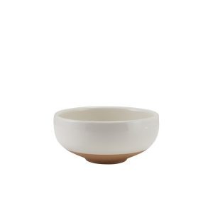 GenWare Kava White Stoneware Belly Bowl 11.5cm