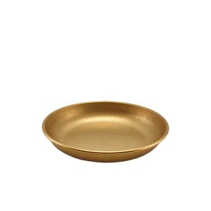 GenWare Gold Vintage Steel Coupe Plate 20cm