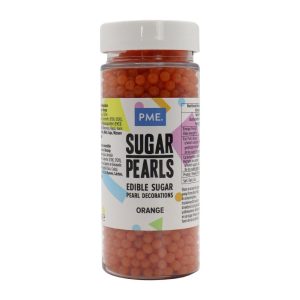 PME Sugar Pearls 100g - Orange