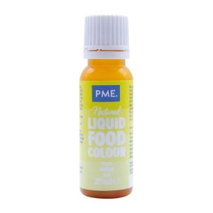PME 100% Natural Food Colour - Lemon Yellow 25g