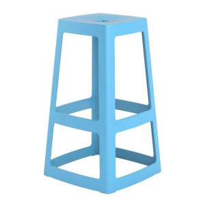 Origin Base High Stool Pastel Blue 450x450x750mm (Pack of 2)