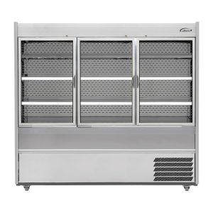 Williams Slimline Gem Multideck Fridge Stainless with Hinged Front Door R180-SCD-HFD