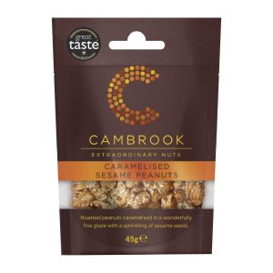 Cambrook Caramelised Sesame Peanuts Snack Pack 45g (12 pack)
