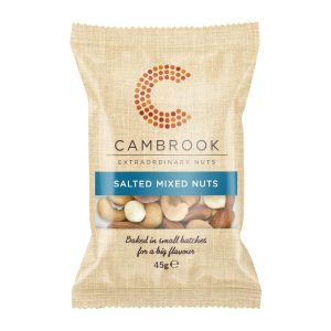 Cambrook Baked Salted Mixed Nuts Snack Pack 45g (24 pack)