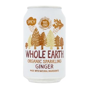Whole Earth Organic Sparkling Ginger Drink 330ml (24 pack)