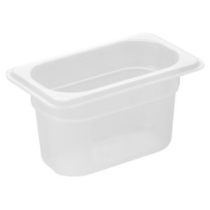 Nisbets Essentials Polypropylene 1/9 Gastronorm Container 100mm