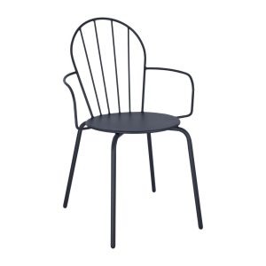 Bolero Adeline Arm Chairs Slate Blue (4 Pack)
