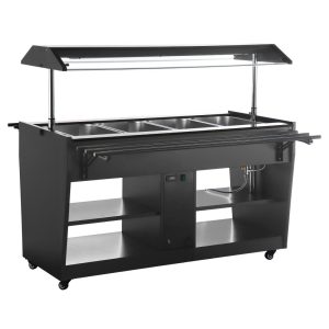Buffalo Heated Buffet Bar Black
