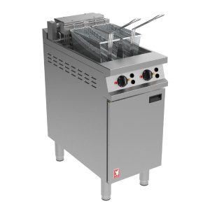 Falcon Dominator Plus E3845FX Twin Pan Programmable Electric Filtration Angel Fryer