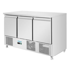 Polar U-Series Ventilated 3 Door Saladette Counter